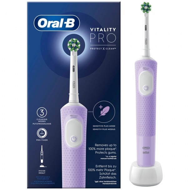Zubna četkica → BRAUN → Oral-B Vitality Pro Adult Rotating toothbrush Violet