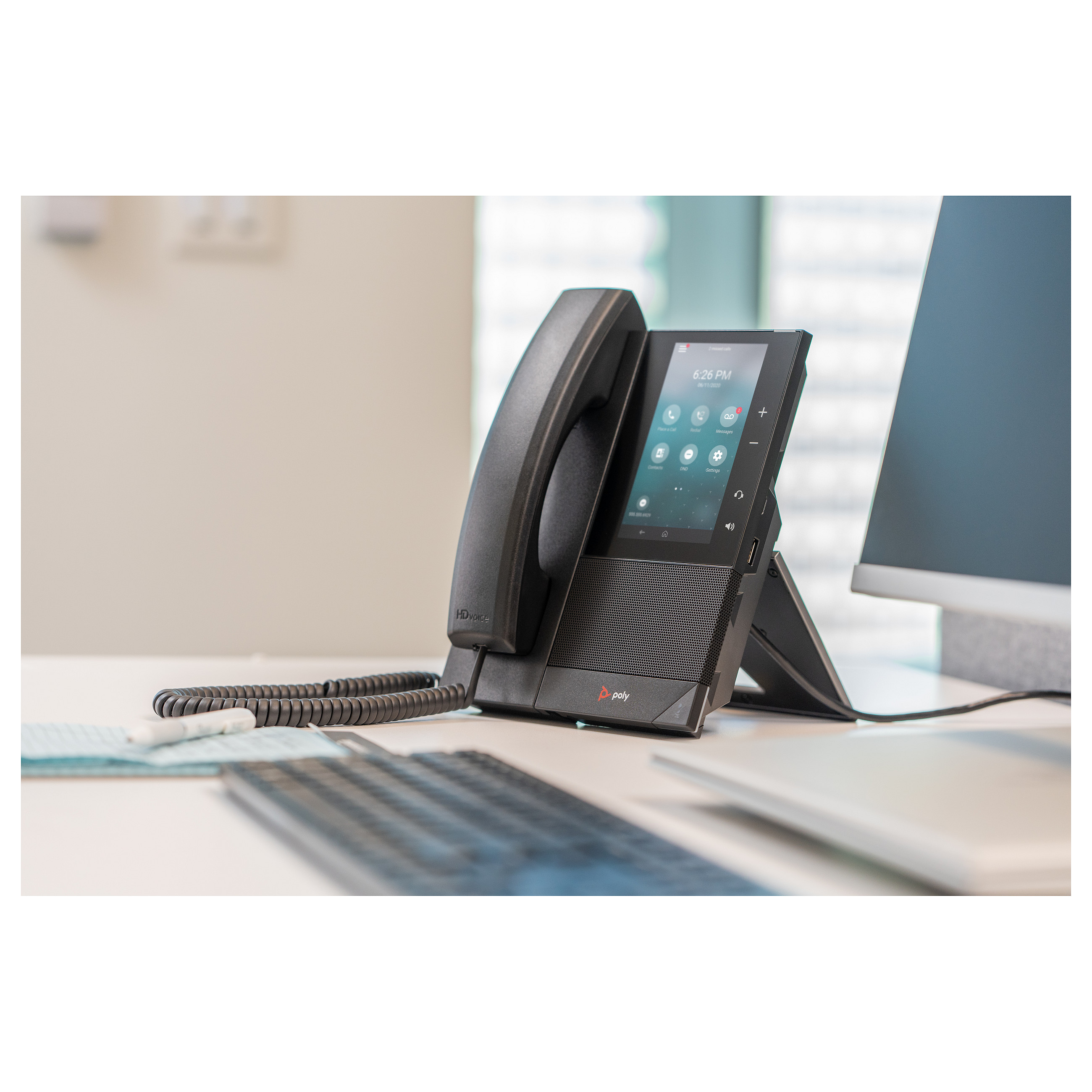 Poslovni telefon HP POLY CCX 505 (5" zaslon, Open SIP, HD Voice, PoE)-2