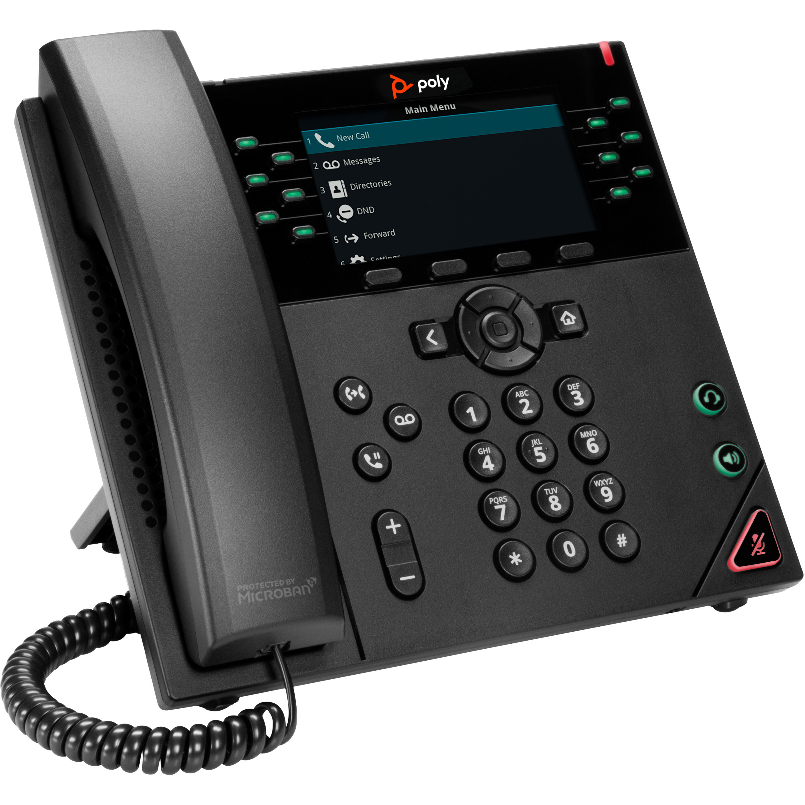 IP Telefon HP POLY VVX 450 12-Line PoE-1