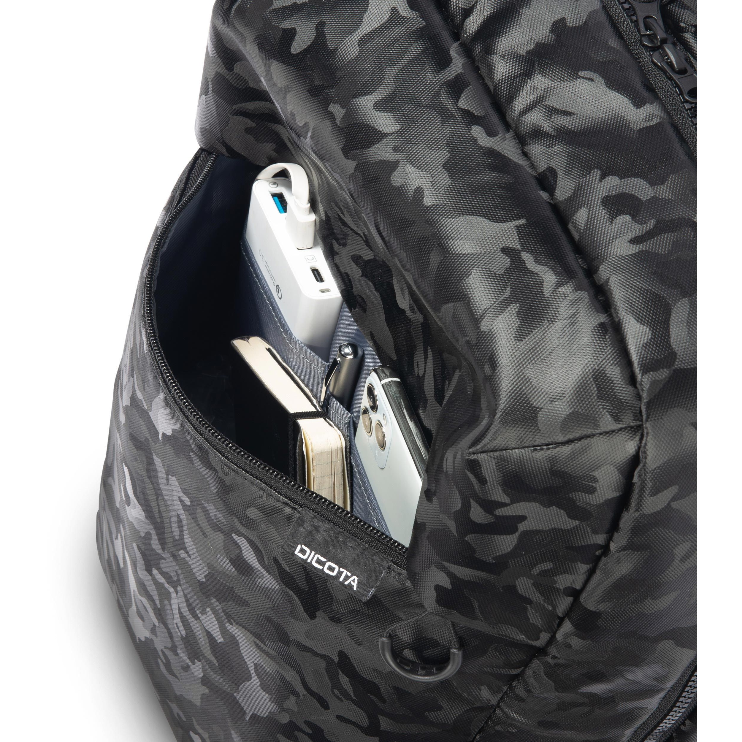 Ruksak DICOTA D32126 (Casual, Kamuflaža, Poliester)-5