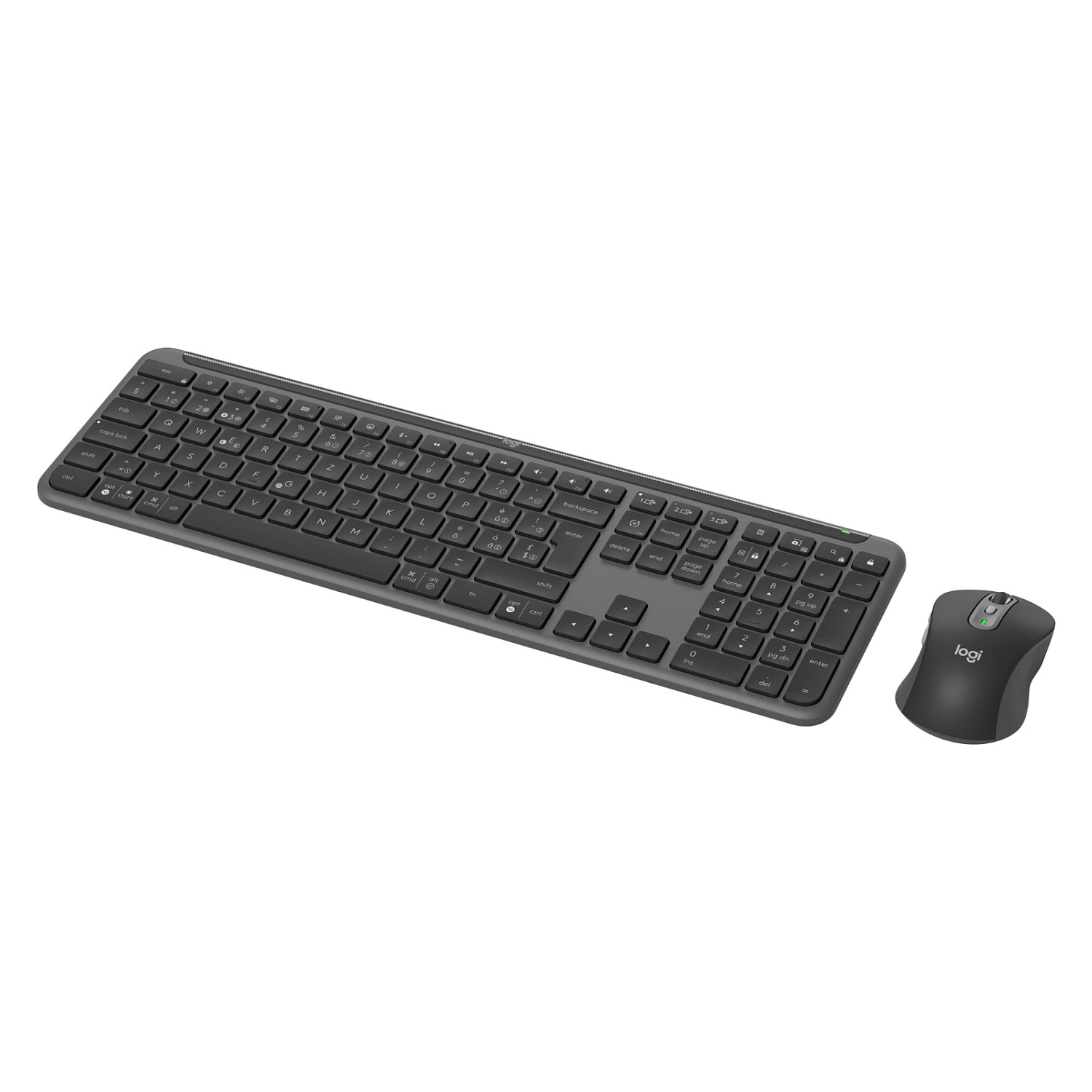 Tipkovnica LOGITECH 920-012503 s mišem uključena Office RF bežična + Bluetooth QWERTZ švicarska grafitna-2
