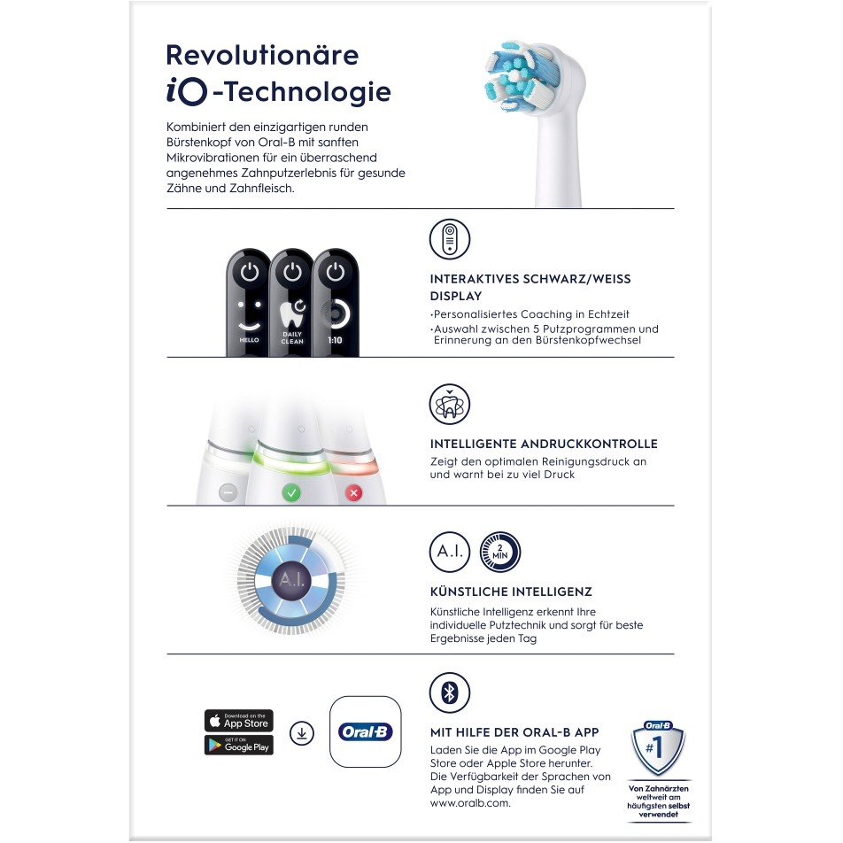 Električna četkica za zube BRAUN Oral-B iO Series 6 White-2