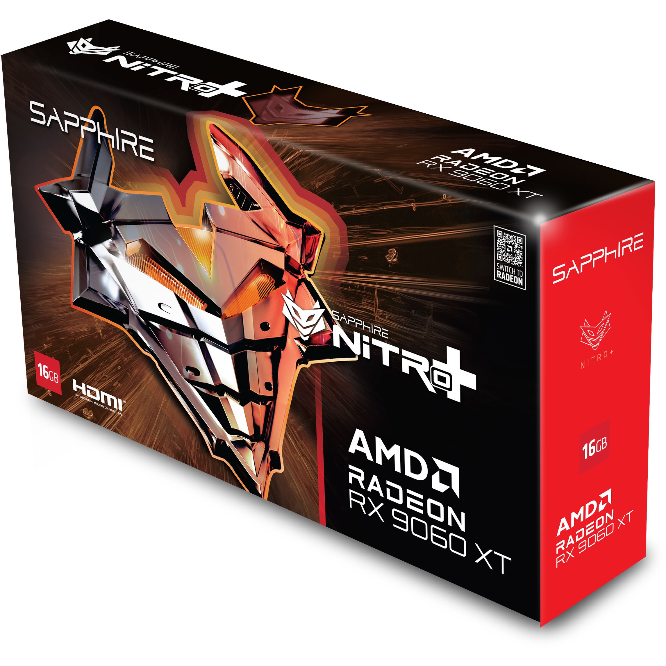 Grafička kartica SAPPHIRE Nitro+ RX 9060XT Gaming OC, 16GB GDDR6-6