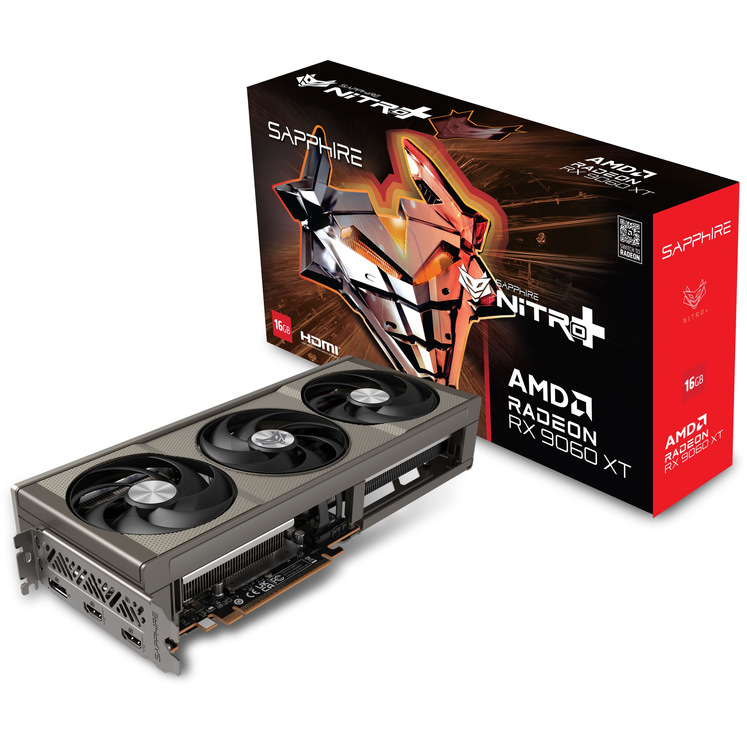 Grafička kartica SAPPHIRE Nitro+ RX 9060XT Gaming OC, 16GB GDDR6-8