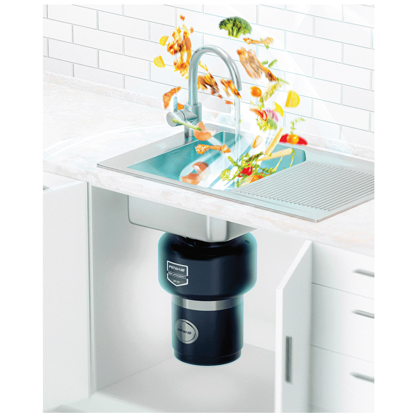 Amiko Drobilica otpada od hrane, 745W - EVO 100-1