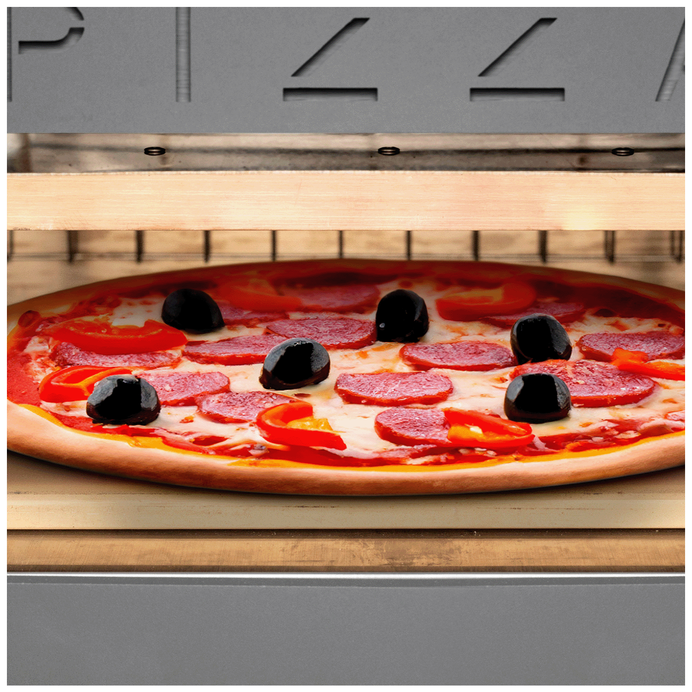 home Električna peć za pizzu, 2000W, 380°C, IPX4 - HGPZ02-3