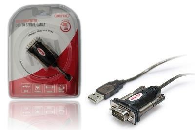 USB na serijski adapter UNITEK Y-105A (1.5m, RS-232 DB9, PL2303)-1