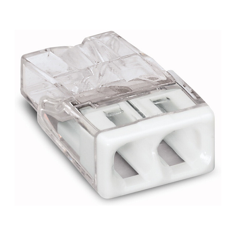 Wago 2273-202 cable splitter/combiner Transparent, White-0