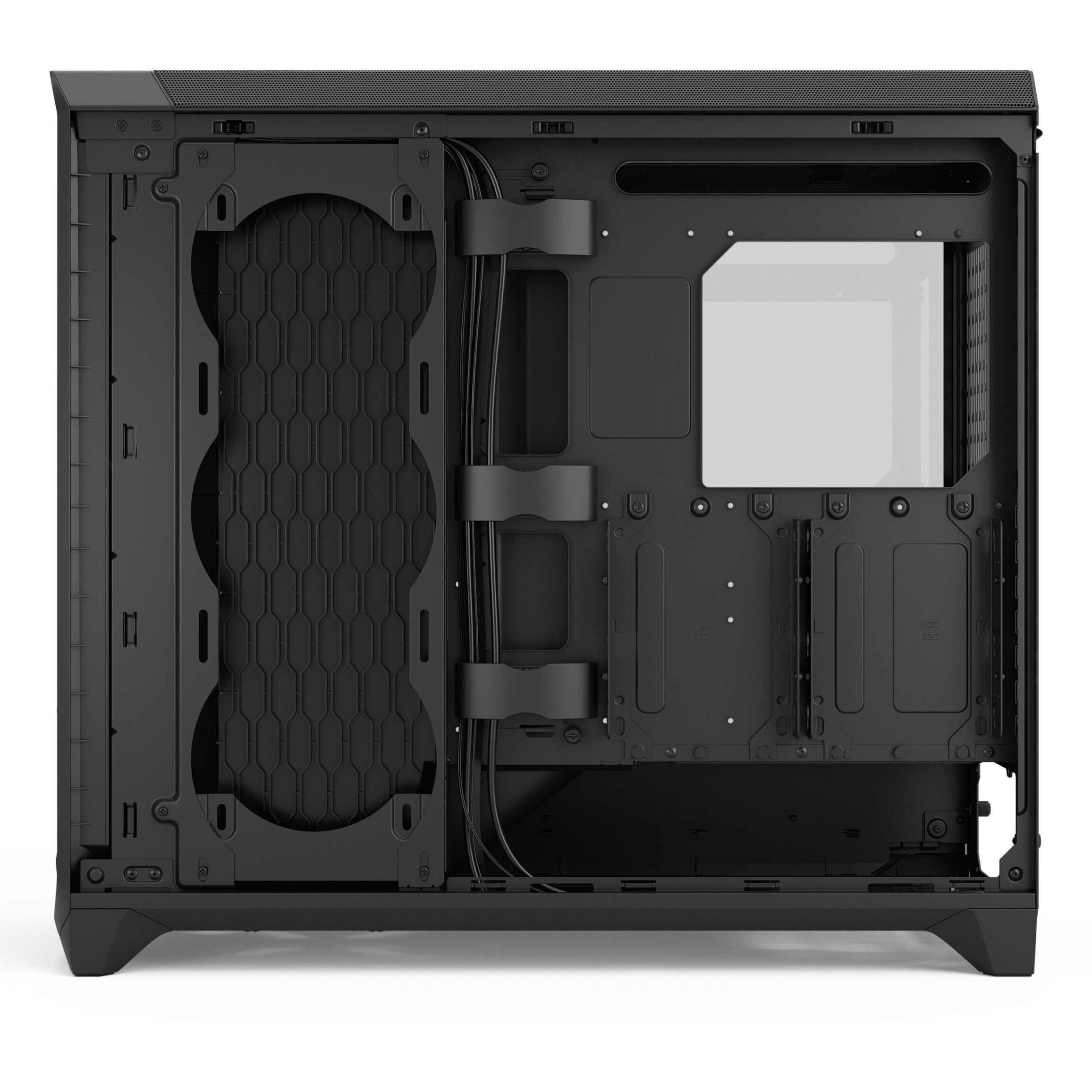 Kućište za računalo FRACTAL DESIGN Meshify 3 XL Black RGB TG Midi Tower Gaming Case-4