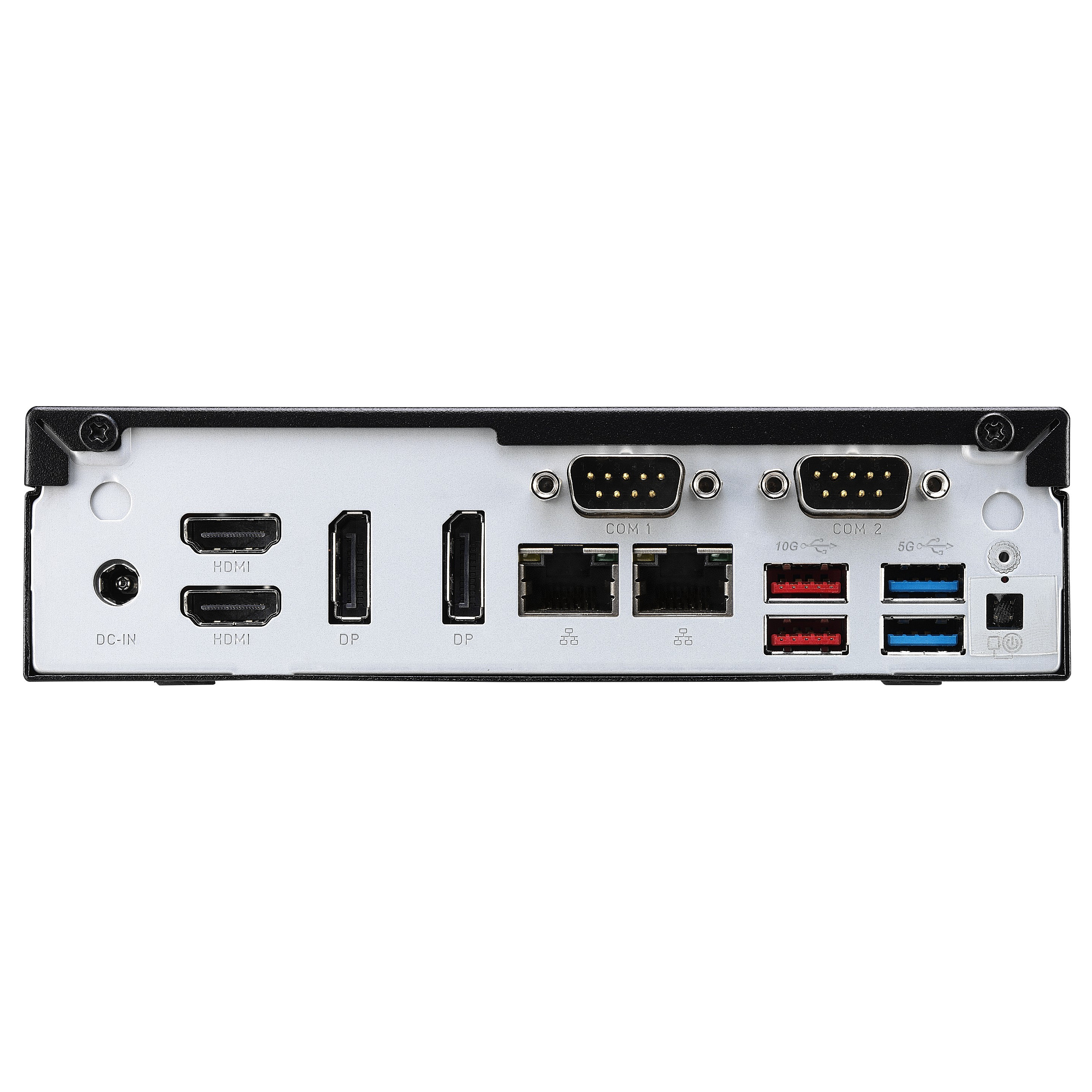 Slim PC SHUTTLE DH770 (2x hdmi, 2x dp, 2x 2.5g lan, 2x com, 8x usb, 1x 2.5", 2x m.2, 24/7 permanent operation, incl. vesa)-6