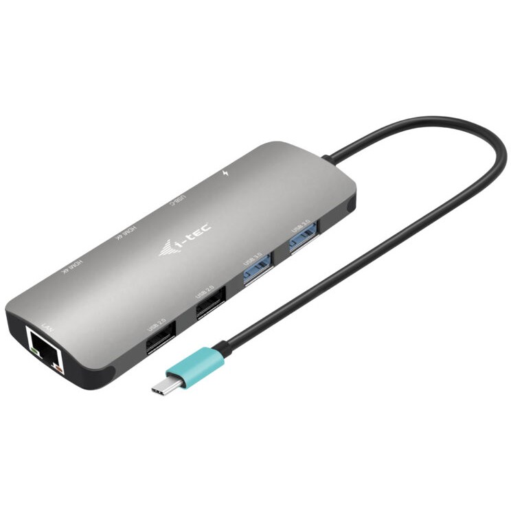Docking Station I-TEC USB-C METAL NANO 2X HDMI + PD 100W-0