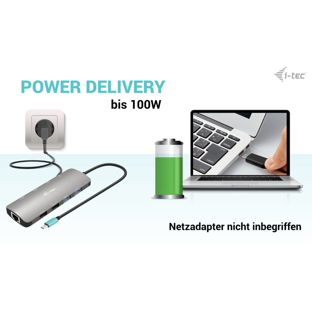 Docking Station I-TEC USB-C METAL NANO 2X HDMI + PD 100W-4