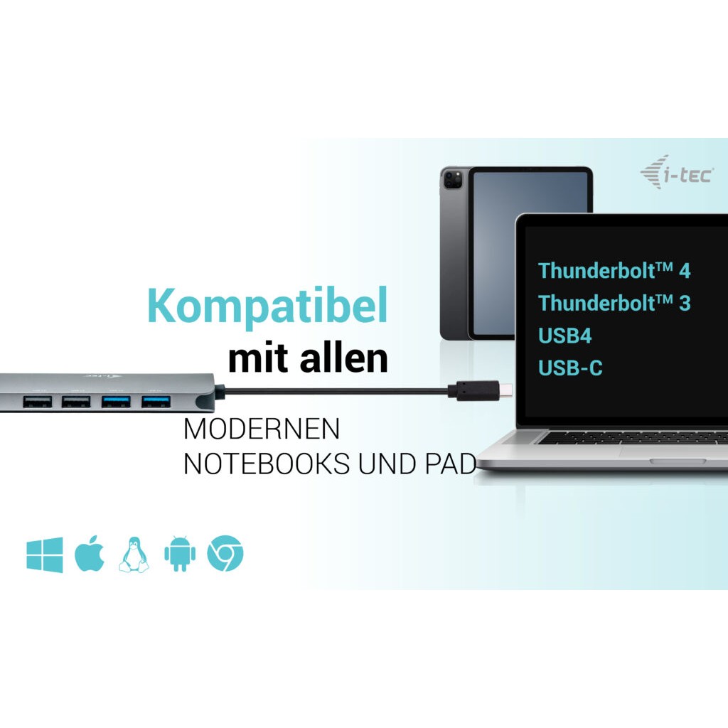 Docking Station I-TEC USB-C METAL NANO 2X HDMI + PD 100W-5