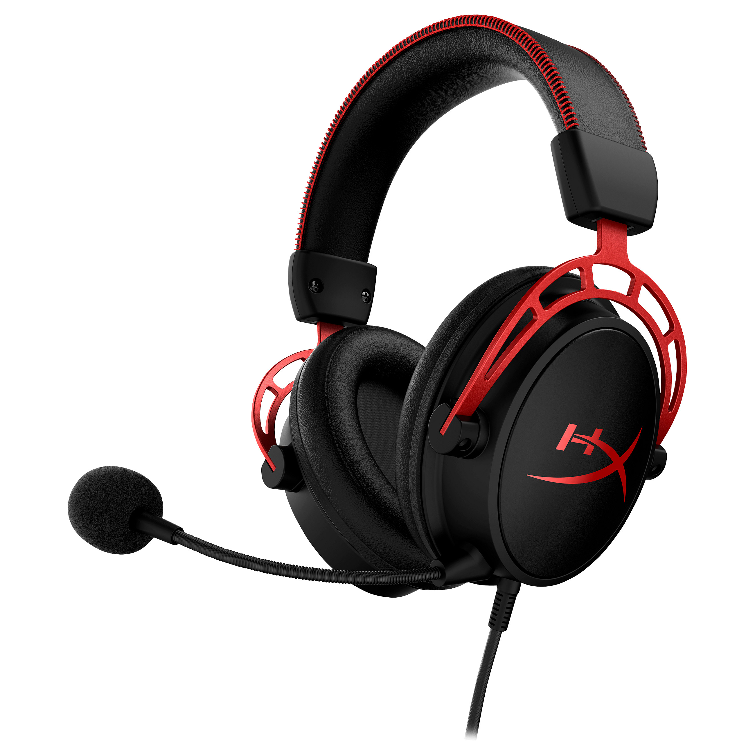 HyperX Cloud Alpha - Gaming Headset (Black-Red) (HX-HSCA-RD/EM) Wired Head-band Black, Red