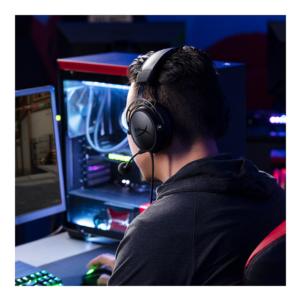 HyperX Cloud Alpha - Gaming Headset (Black-Red) (HX-HSCA-RD/EM) Wired Head-band Black, Red-10