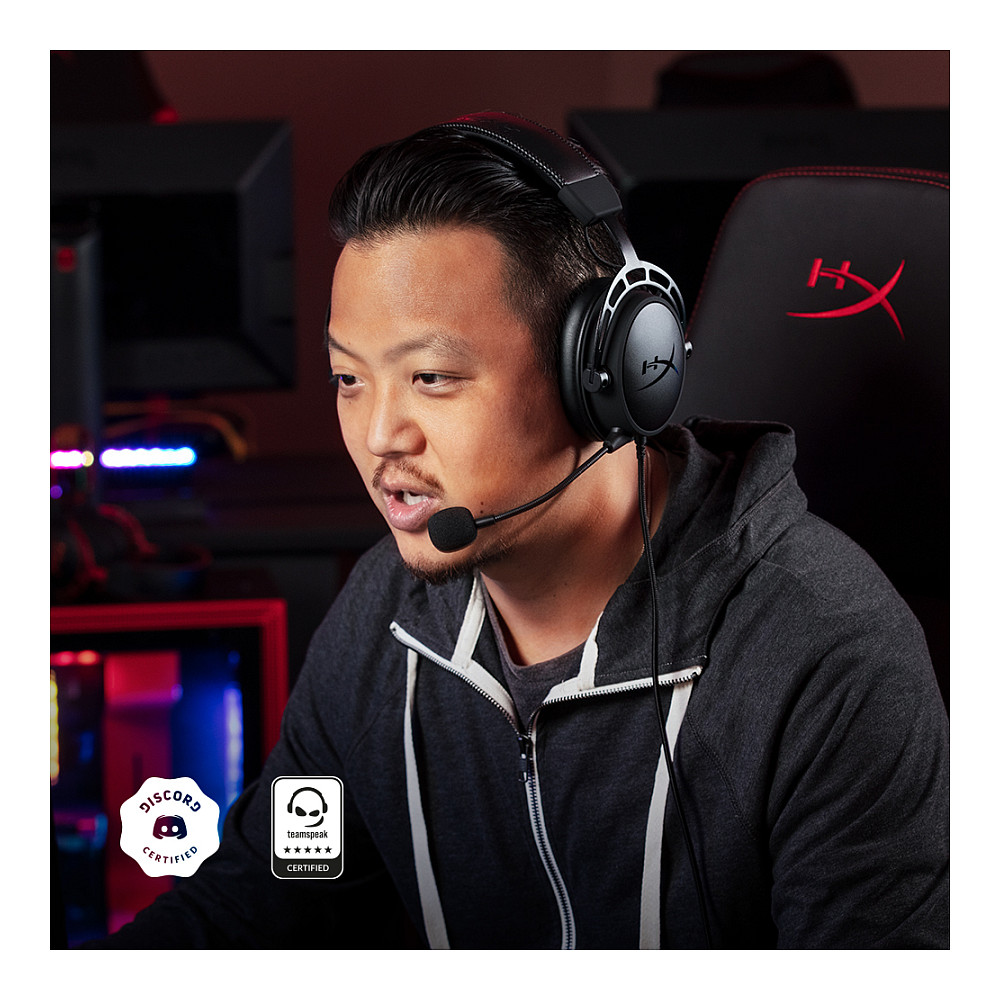HyperX Cloud Alpha - Gaming Headset (Black-Red) (HX-HSCA-RD/EM) Wired Head-band Black, Red-11