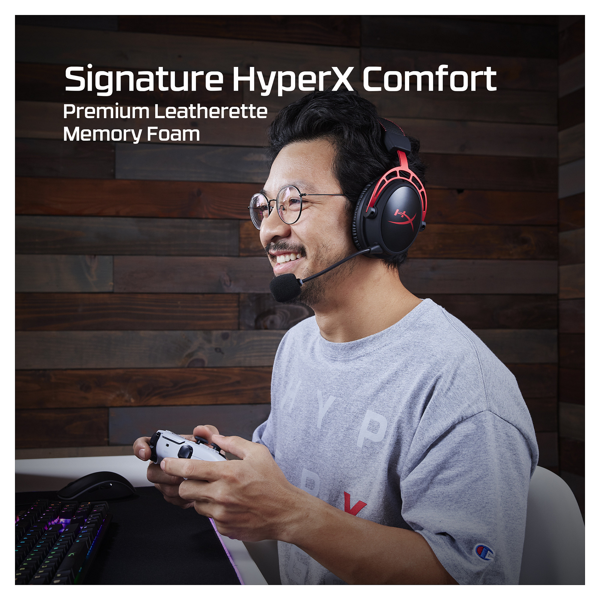 HyperX Cloud Alpha - Gaming Headset (Black-Red) (HX-HSCA-RD/EM) Wired Head-band Black, Red-6