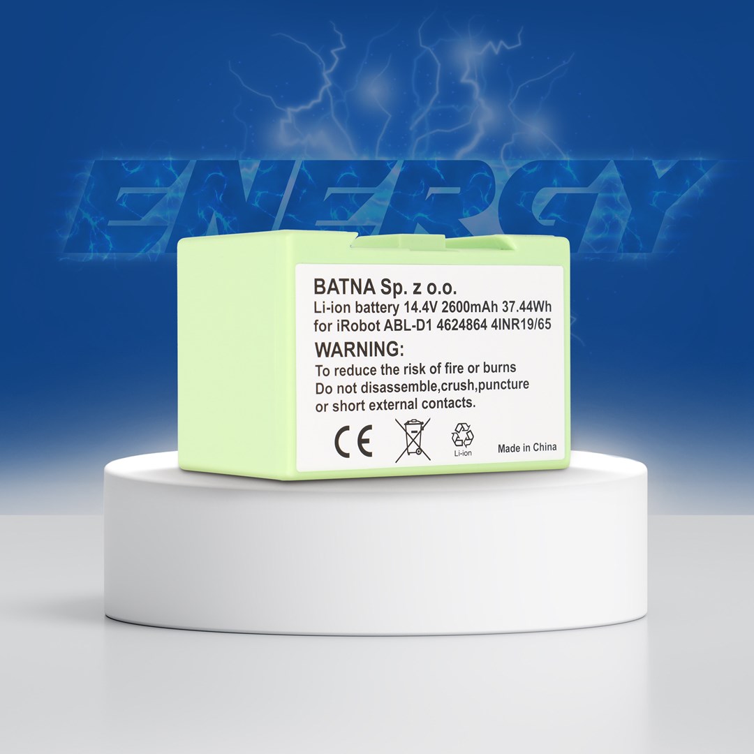 Baterija EXTRALINK za iRobot Roomba E5/E6/i7 (14.4V, 2600mAh)-4