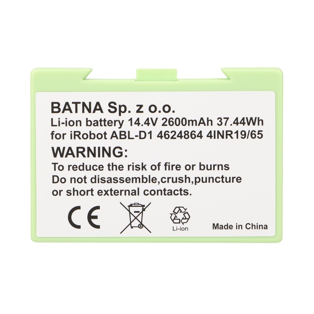 Baterija EXTRALINK za iRobot Roomba E5/E6/i7 (14.4V, 2600mAh)-0