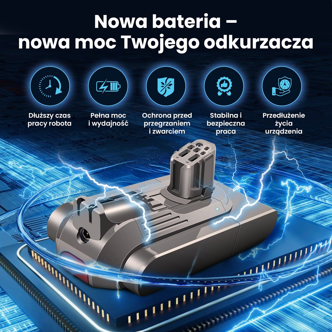 Baterija DYSON V12 25.2V 2500mAh-15