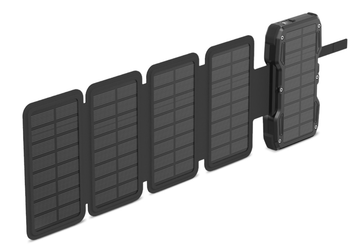 Baterija prijenosna HEAD Solar, 10 000 mAh, bežično punjenje-6