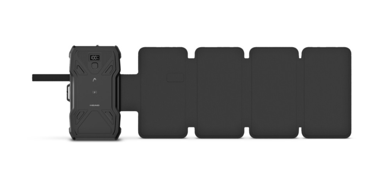 Baterija prijenosna HEAD Solar, 10 000 mAh, bežično punjenje-5
