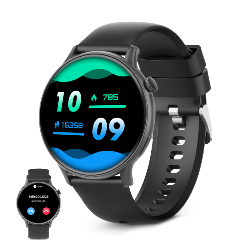 Pametni sat KSIX CORE 2, AMOLED 1.43” , 5 dana aut., zdravlje i sport, crni