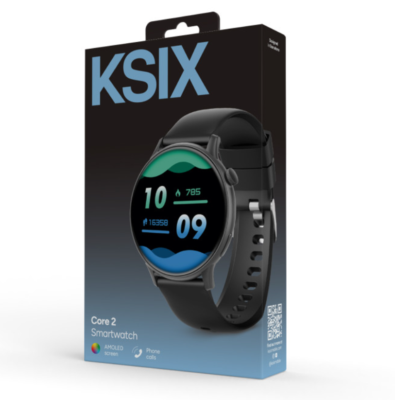 Pametni sat KSIX CORE 2, AMOLED 1.43” , 5 dana aut., zdravlje i sport, crni-4