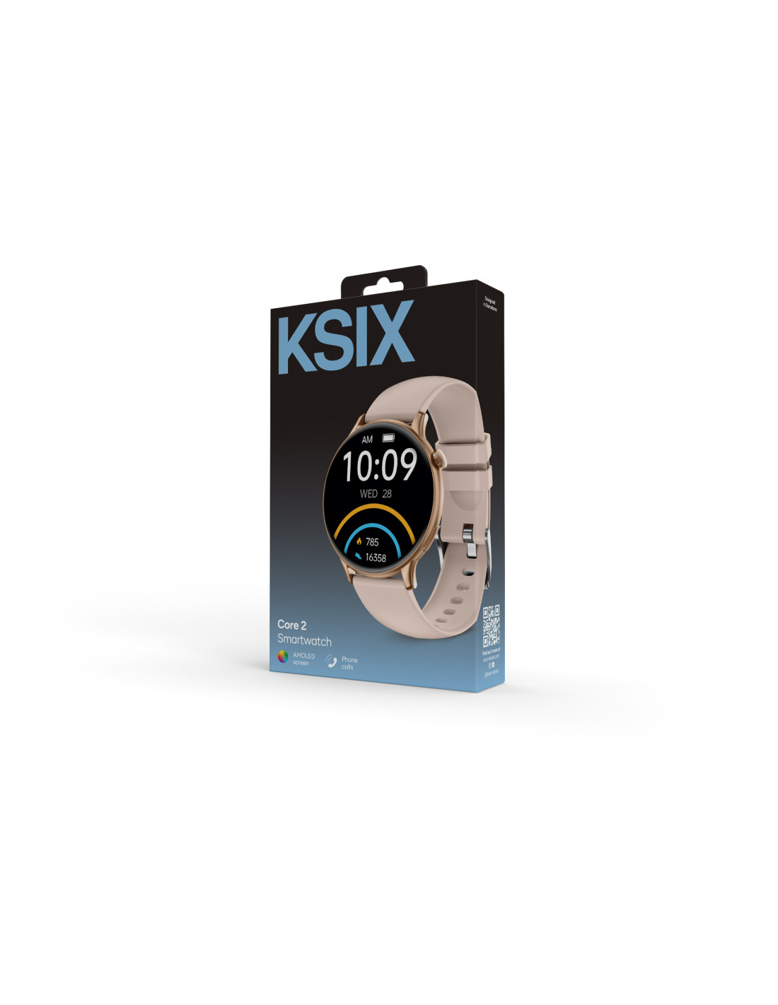 Pametni sat KSIX CORE 2, AMOLED 1.43” , 5 dana aut., zdravlje i sport, rozi-10