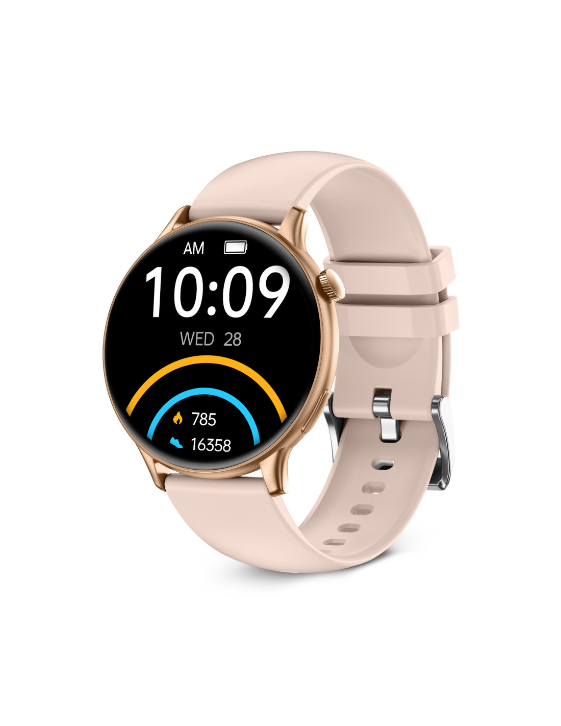 Pametni sat KSIX CORE 2, AMOLED 1.43” , 5 dana aut., zdravlje i sport, rozi-1