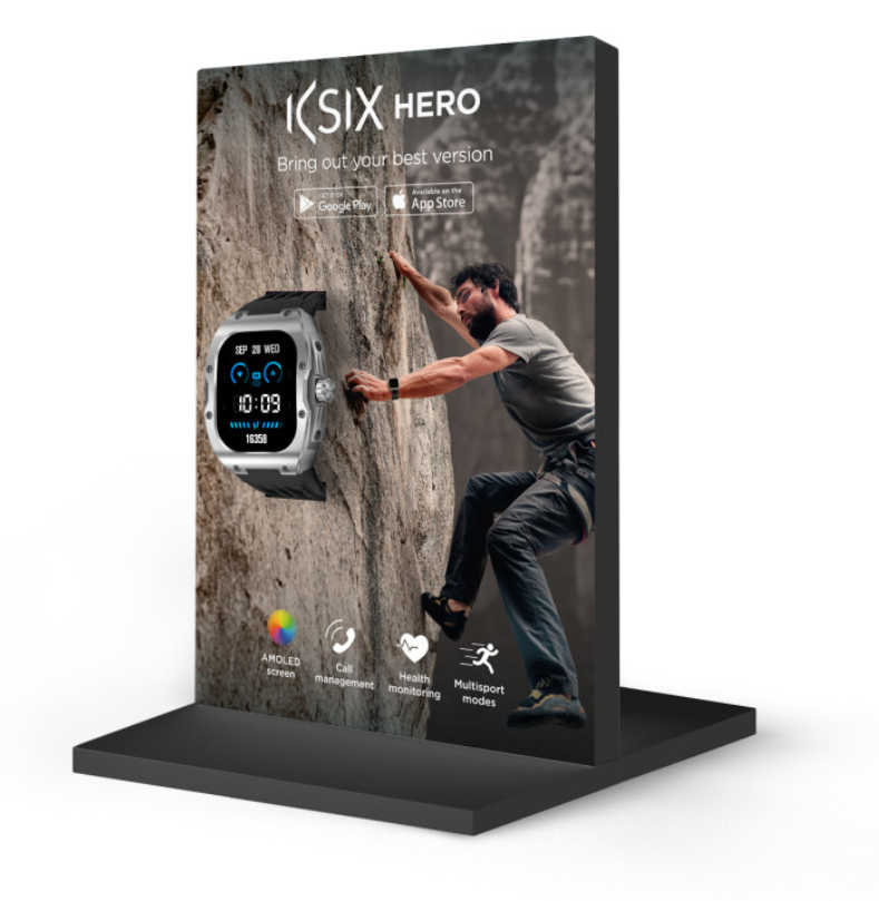 Pametni sat KSIX HERO, AMOLED 1.95", aut. 7 dana, Sport & Health, IP68-11