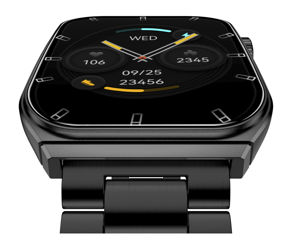 Pametni sat KSIX OLYMPO, AMOLED 1,96” , 2 remena, 5 dana aut., crni-7