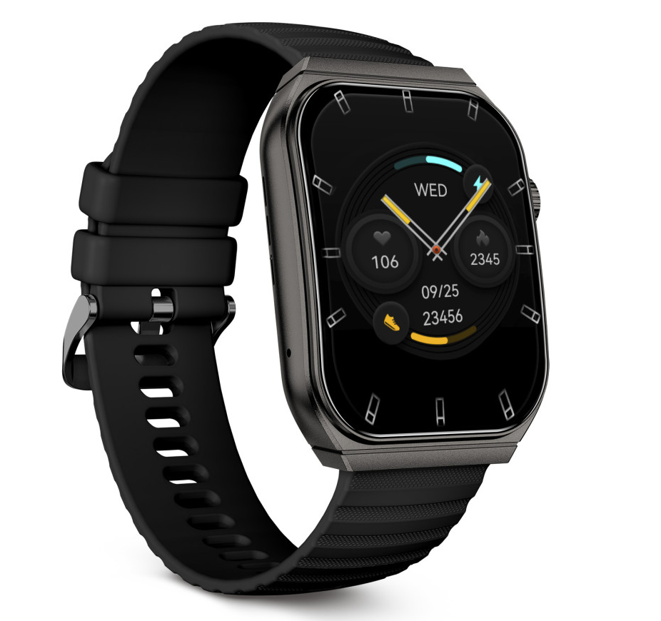 Pametni sat KSIX OLYMPO, AMOLED 1,96” , 2 remena, 5 dana aut., crni-1