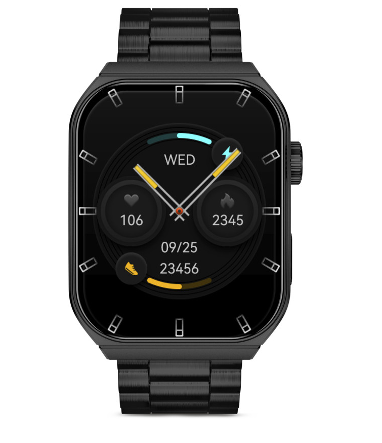 Pametni sat KSIX OLYMPO, AMOLED 1,96” , 2 remena, 5 dana aut., crni-9