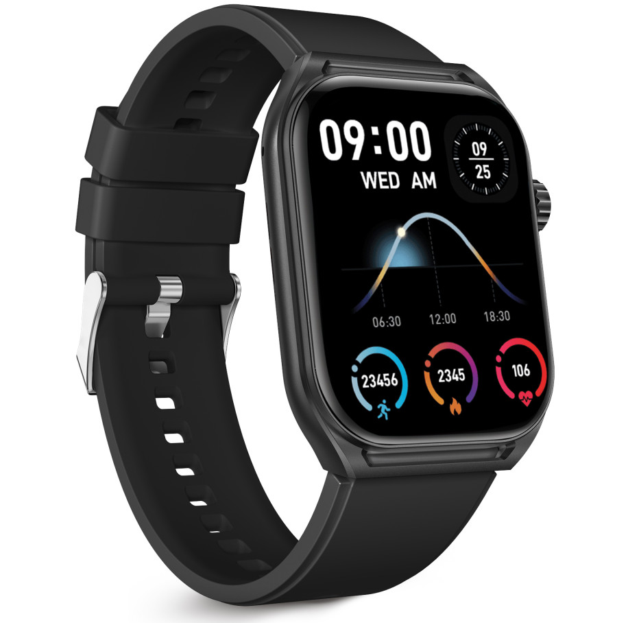 Pametni sat KSIX URBAN MOVE, AMOLED, 2.06", 5 dana bat., crni-2