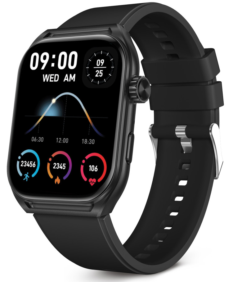 Pametni sat KSIX URBAN MOVE, AMOLED, 2.06", 5 dana bat., crni-1