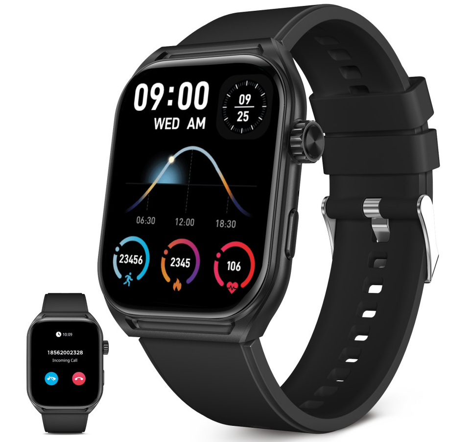 Pametni sat KSIX URBAN MOVE, AMOLED, 2.06", 5 dana bat., crni-0