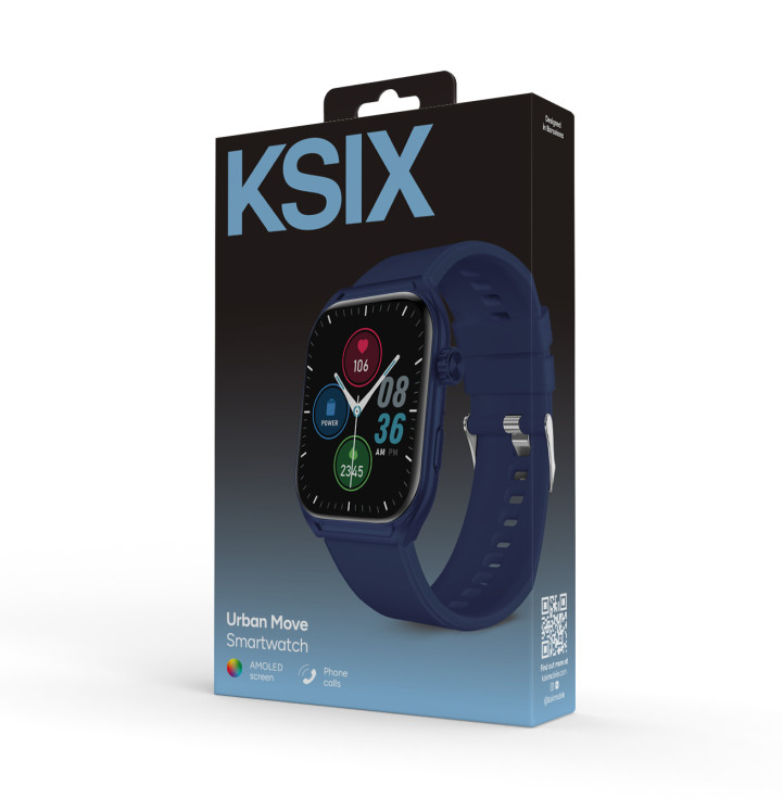Pametni sat KSIX URBAN MOVE, AMOLED, 2.06", 5 dana bat., plavi-8
