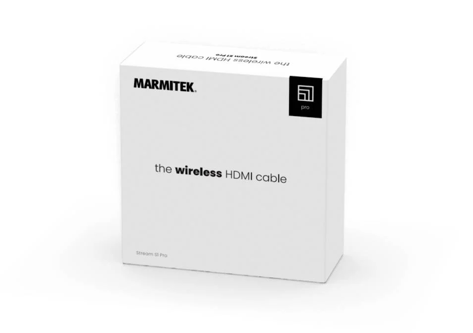 Bežični prezentacijski sustav MARMITEK Stream S1 Pro, bežični HDMI kabel, 1x T1 Pro odašiljač + 1x R1 Pro prijemnik, crni-5