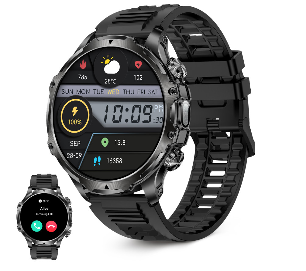 Pametni sat KSIX VENTURE, 1.85", TFT XXL zaslon, 10 dana aut., Sport & Health, IP-0