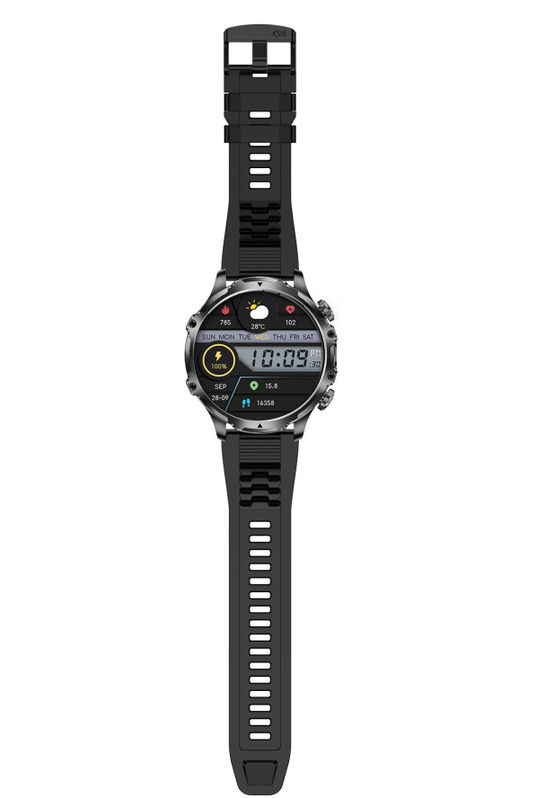 Pametni sat KSIX VENTURE, 1.85", TFT XXL zaslon, 10 dana aut., Sport & Health, IP-8