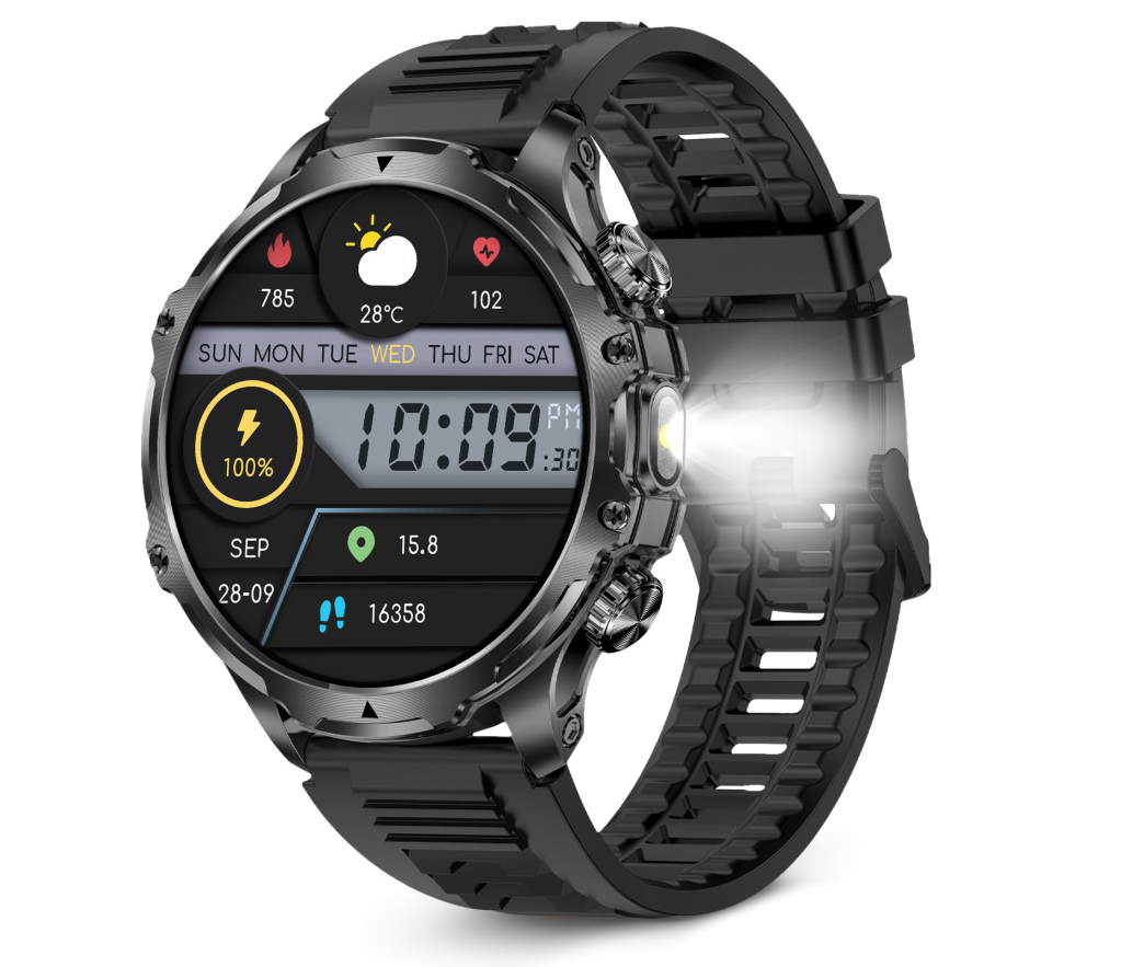 Pametni sat KSIX VENTURE, 1.85", TFT XXL zaslon, 10 dana aut., Sport & Health, IP-7
