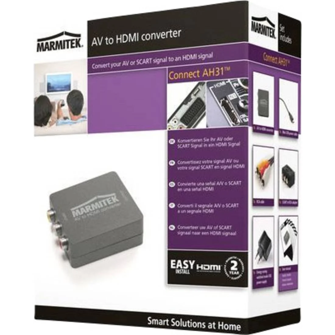 HDMI pretvarač MARMITEK RCA/ SCART > HDMI-4
