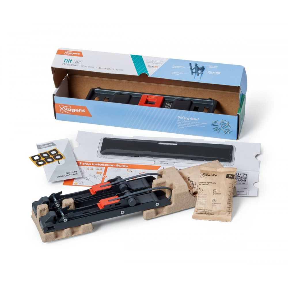 Zidni nosač za TV VOGELS TVM 3213 (19"- 43", nagib do 20, 15kg)-3