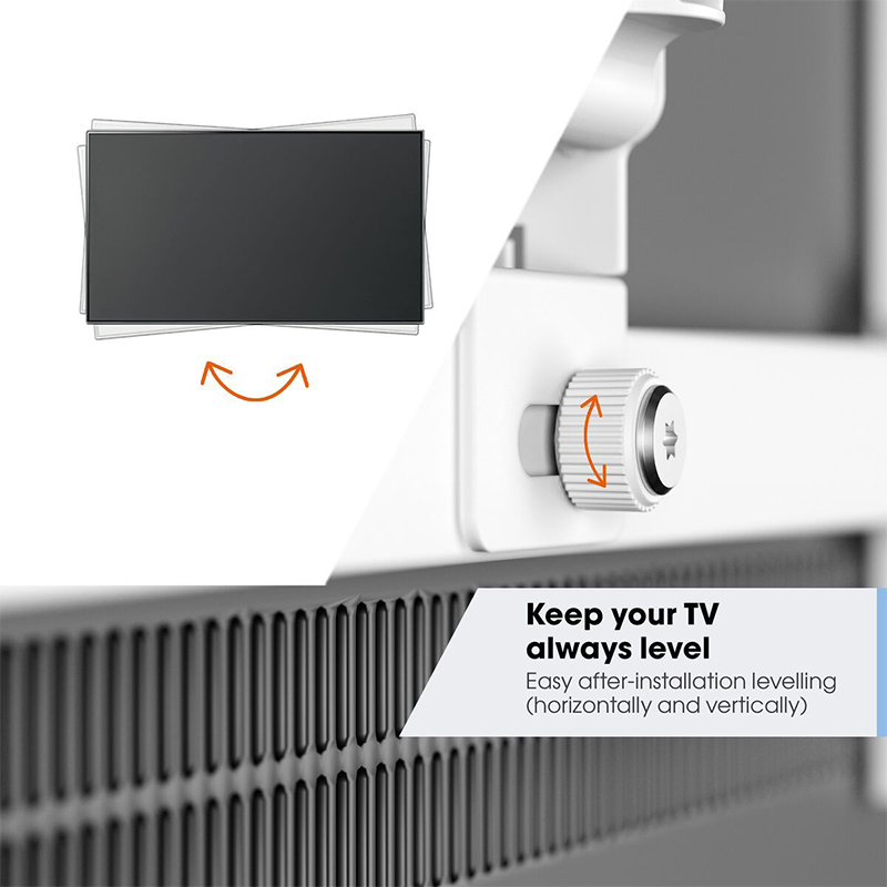 Zidni nosač za TV VOGELS TVM 3443WH (32"-65", nagib 20°, zakret 180°)-8