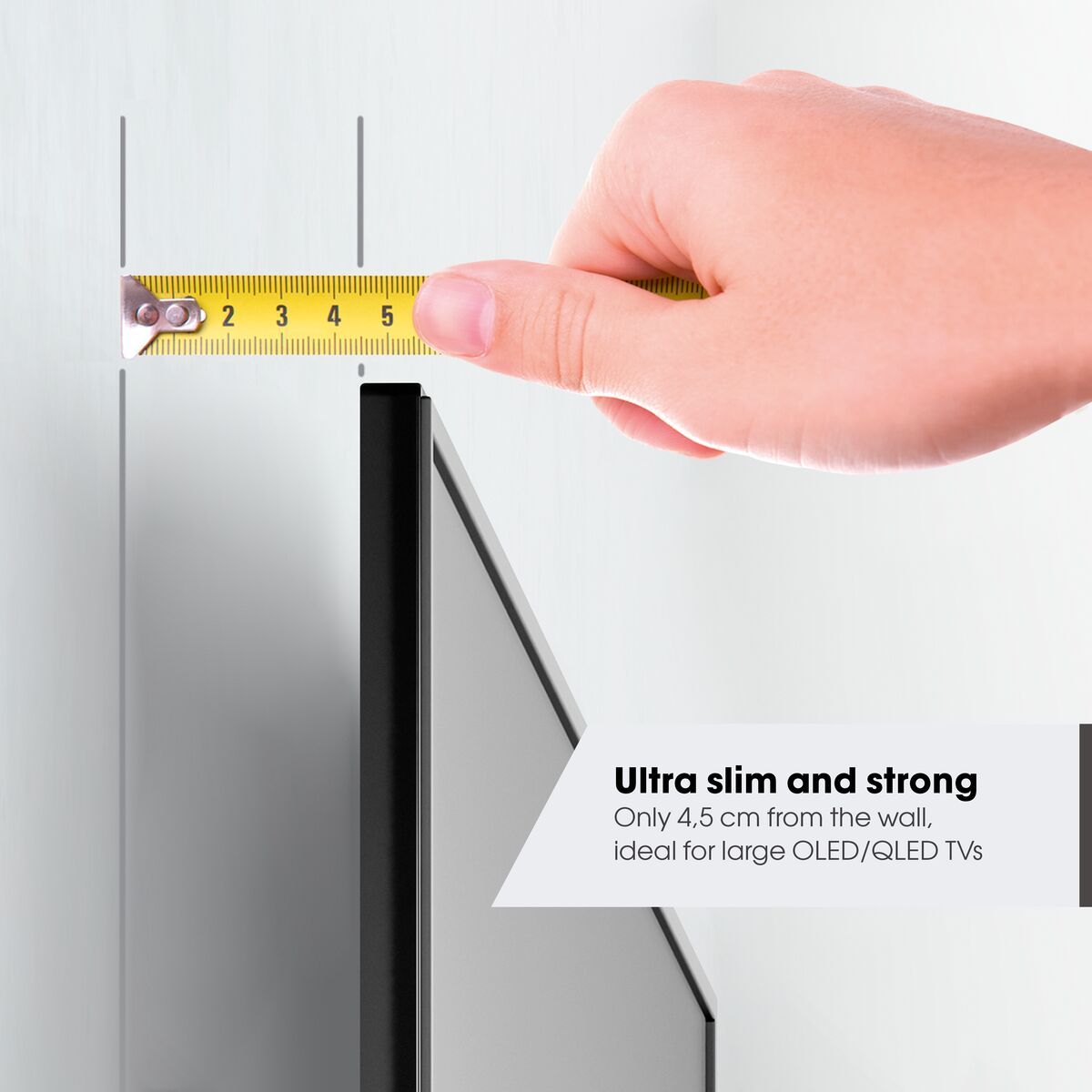 Zidni nosač za TV VOGELS TVM 5855 ELITE (55-100", okret 120, max 75kg), crni-7