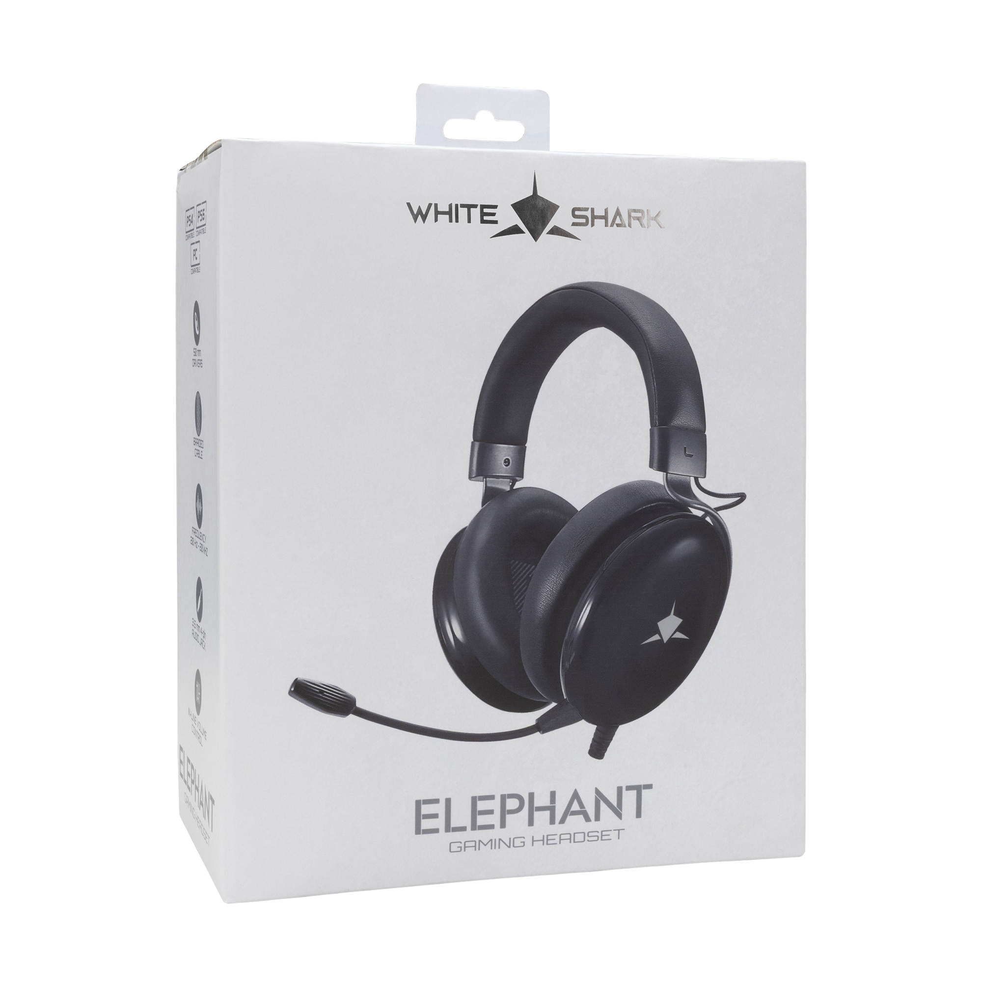 White Shark HEADSET GH-2540 ELEPHANT Black-5