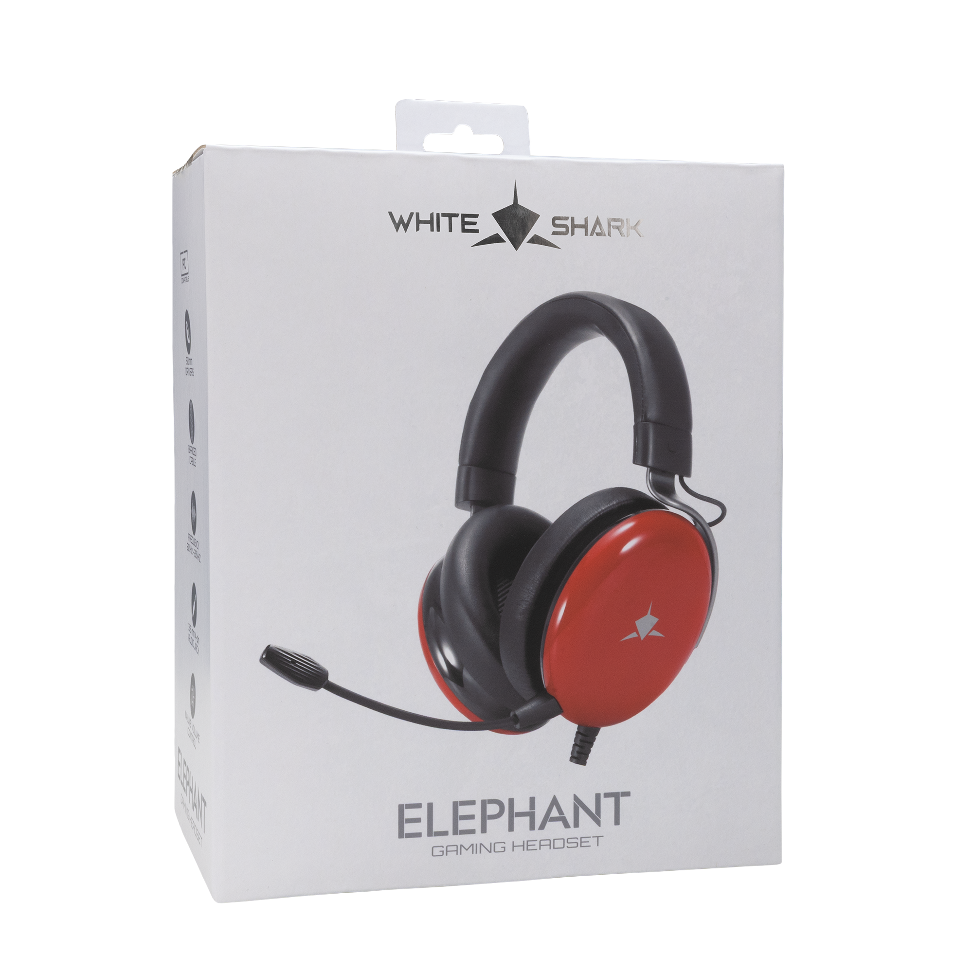 White Shark HEADSET GH-2540 ELEPHANT Red-9