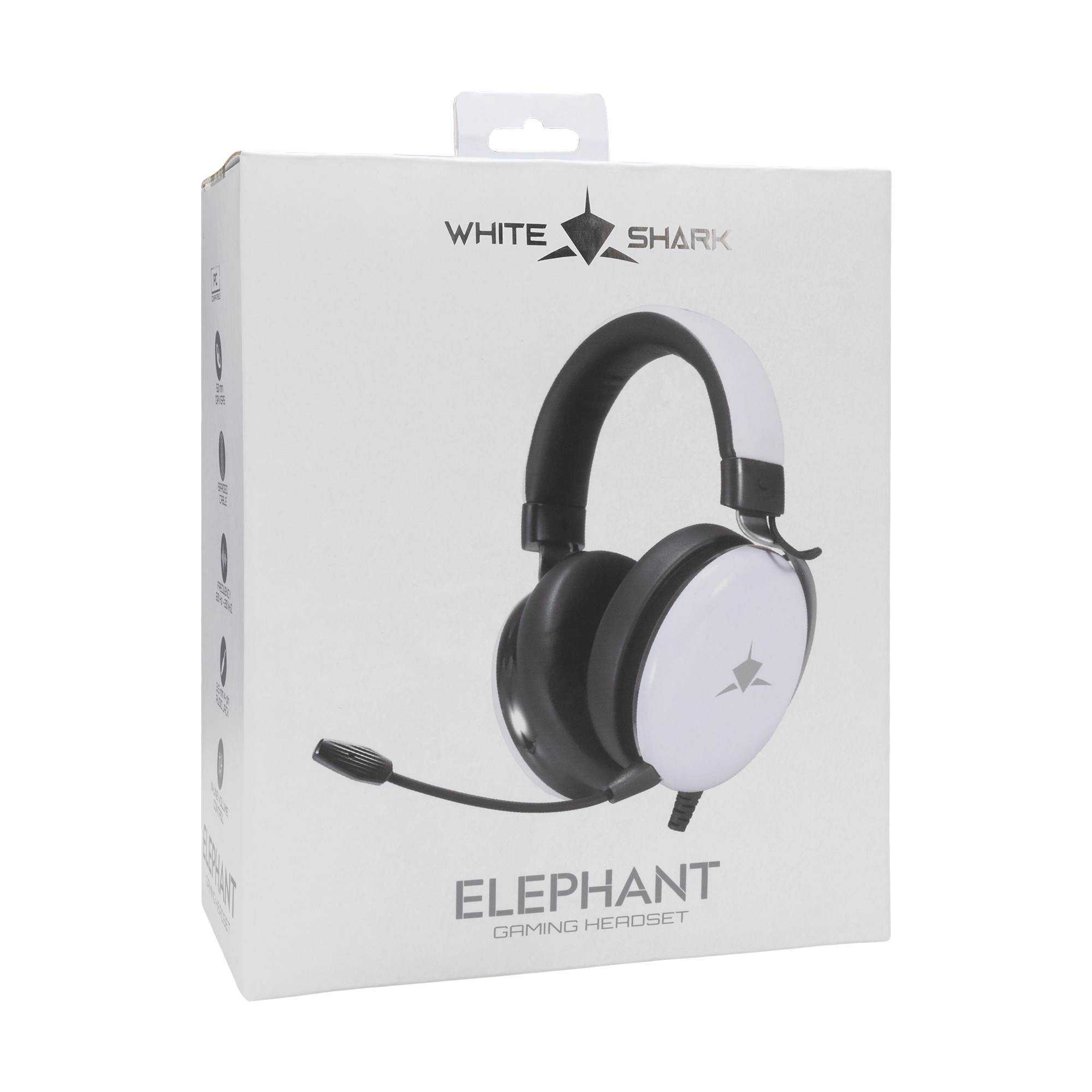 White Shark HEADSET GH-2540 ELEPHANT White-5
