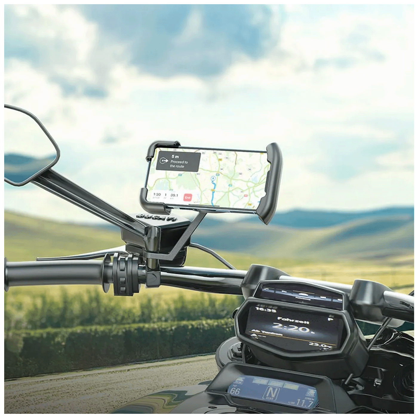 hoco. Držač za motocikl, za smartphone 4,5-7,0" - CA119-6